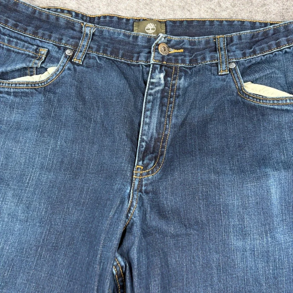 Timberland‎ Jeans Mens Size 36 Blue Denim Relaxed Fit Workwear Utility Outdoor